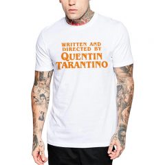 Polera Written And Directed By Quentin Tarantino Blanca